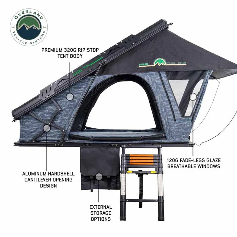 OVS XD Lohtse Clamshell Aluminum Hard Shell Roof Top Tent
