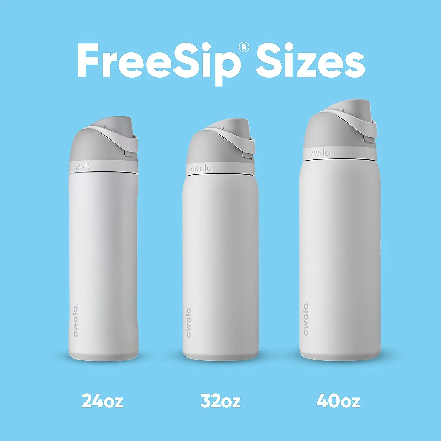 Owala FreeSip Insulated Stainless Steel Water Bottle with Straw, BPA-Free Sports Water Bottle, Great for Travel, 24 Oz, Summer Sweetness