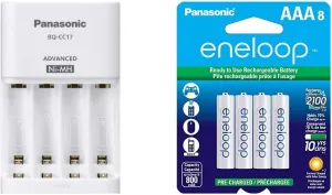 Panasonic eneloop Battery Charger   eneloop AAA Rechargeable Batteries (8-pack)