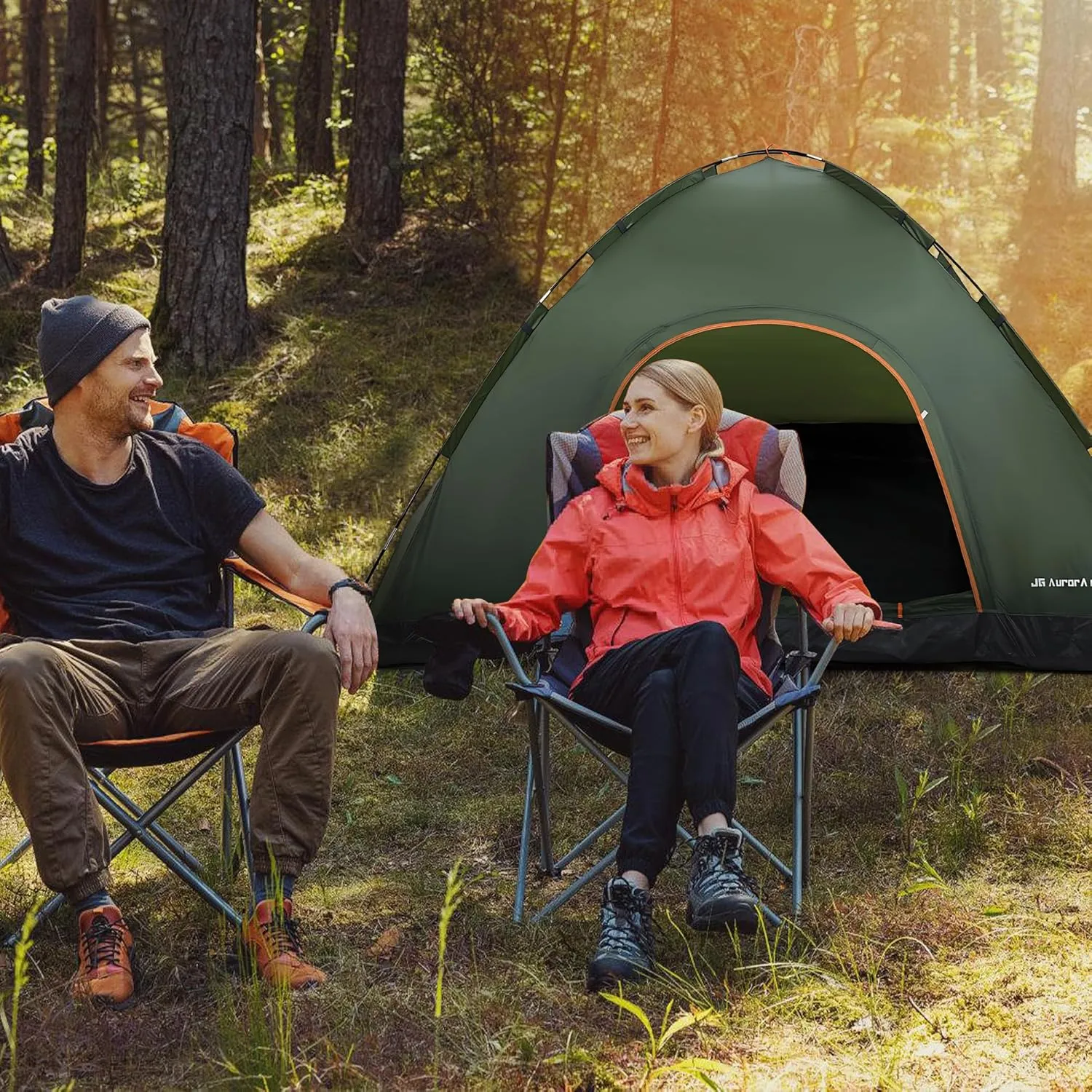 Person Tent Waterproof Windproof Family Tents Camping Tents Backpacking Tent for Portable Camping with Carry Bag