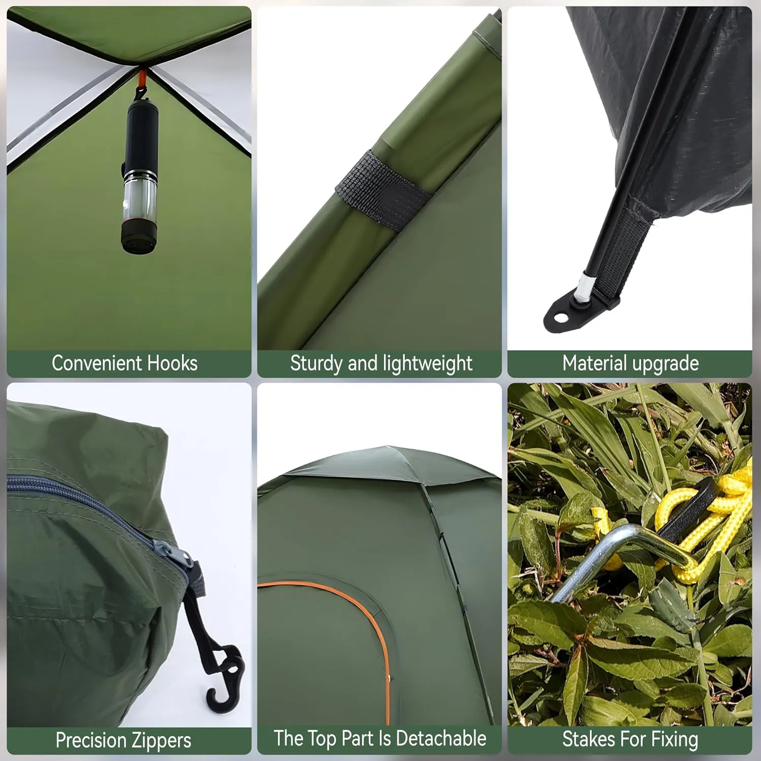 Person Tent Waterproof Windproof Family Tents Camping Tents Backpacking Tent for Portable Camping with Carry Bag
