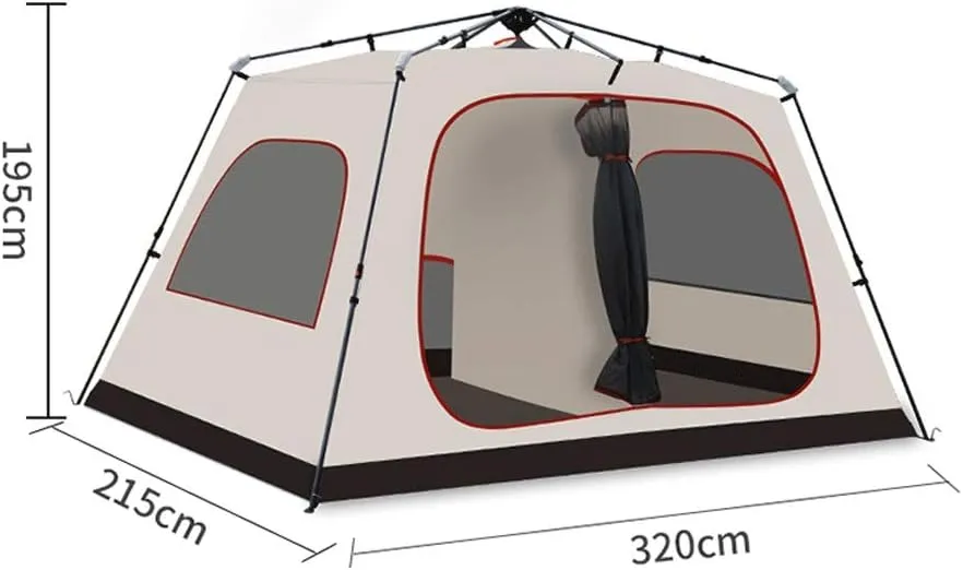 Person Tents for Camping, Instant Backpacking Quick Tent Easy Set Up, Portable Person Dome Tent for Hiking & Mountain Outdoor, with Rainfly and Ventilated Top Mesh (A) (A)