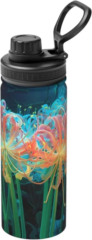PHAYAH Wolfsbane Camping Hiking Hydration Flask Stainless Steel, Double Walled & Vacuum Insulated Water Bottle