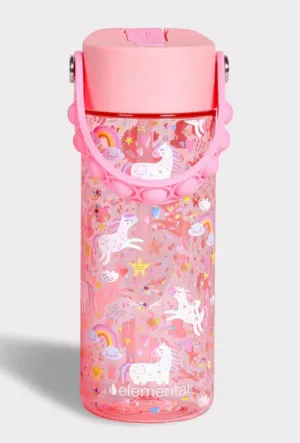 Pink Unicorn 18oz Splash Pop Elemental Bottle