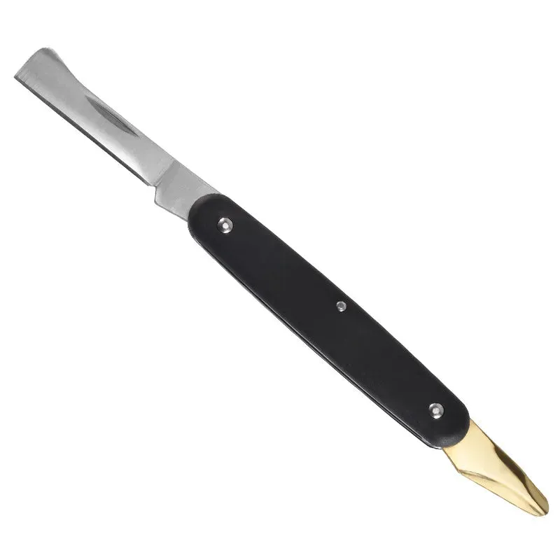 Plant Grafting Knife Grafting Tools Foldable Grafting Pruning Knife Professional Garden Grafting Cutter Wooden Handle Knife
