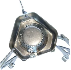 POPETPOP Portable Split Gas Stove with Windshield Thickening Stainless Steel Camping Stove for Outdoor Barbecue for Camping Picnics and Self Driving Tours