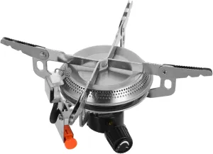 POPETPOP Portable Stove Camping Cooker Portable Burners for Cooking Camping Gas Stove Outdoor Wok Burner with Stand Backpacking Stove Single Burner Camp Stove Camp Stoves Plastic Silver