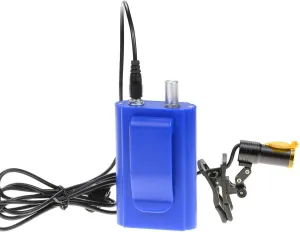 Portable 5W LED Headlight with Optical Filter for Medical Binocular Loupes Plastic Clip (Blue)