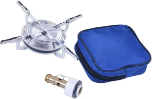 Portable Bbq Grill Camping Burner Split Gas Stove Electronic Ignition Brass Connector Perfect for Outdoor Cooking Camping