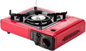 Portable Butane Gas Stove, Portable Camping Stove, 2.3KW High Power, Windproof and Portable, Suitable for RV, Apartment, Outdoor
