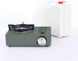 Portable Butane Stove, Single Burner Gas Stove, Camping and Backpacking Must,Ignite with an Igniter or Lighter