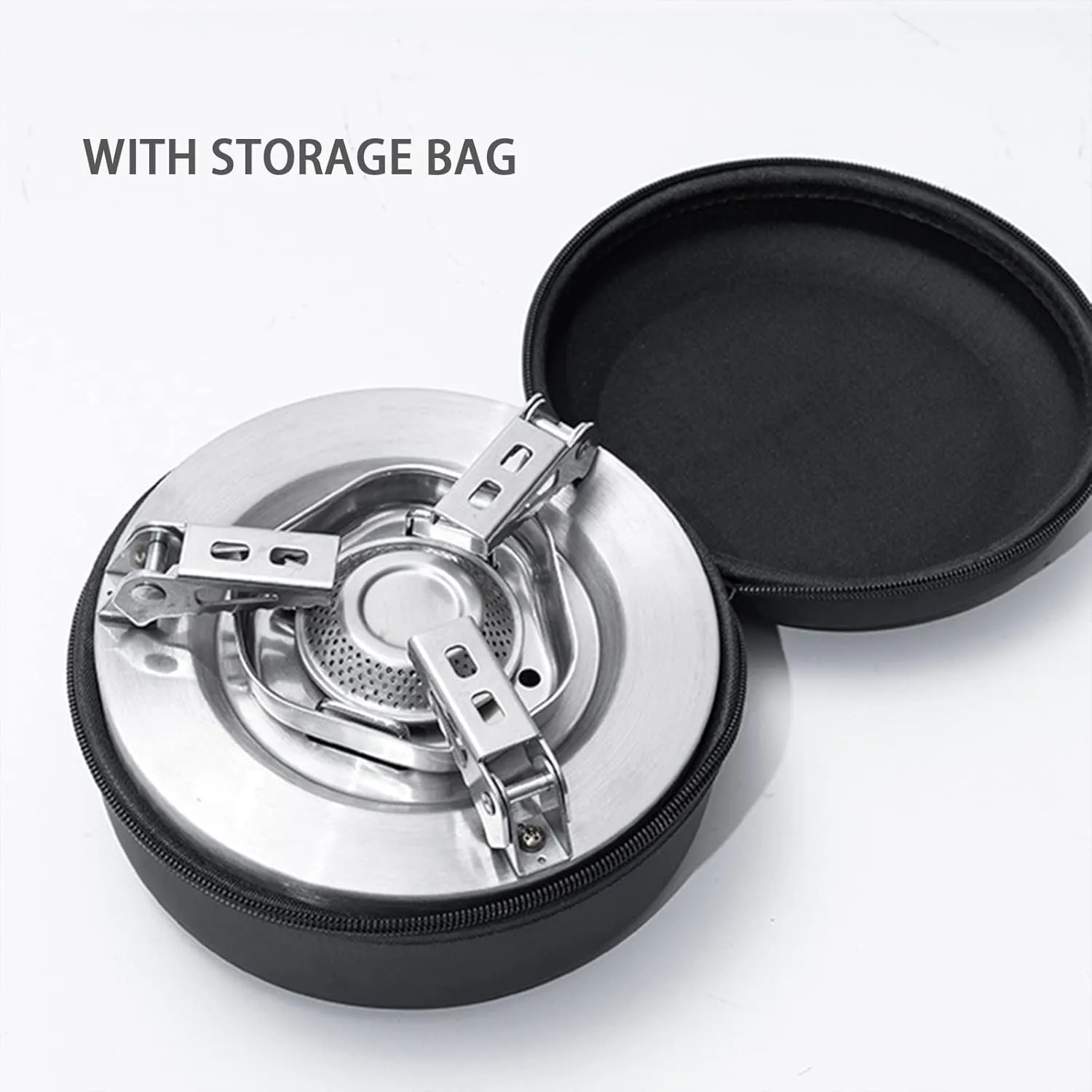 Portable Butane Stove with Storage Box Camp Kitchen Equipment Outdoor Gas Stove Hurricane Stove Single Burner Camp Stove Camping Cooking Stove