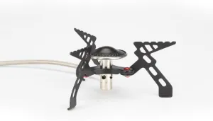 Portable Camping Gas Stove Folding Gas Stove for Outdoor Backpacking Hiking, Black/1544