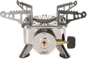 Portable Camping Stove, Efficient Stainless Steel Stove Foldable Lightweight for Outdoor Cooking