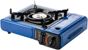 Portable Camping Stove, Single Burner Butane Stove Camping Accessories, 2.3KW Large Firepower, Gas Saving, Multi-Stage Firepower