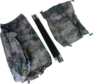 Portable Camping Tent 2 Person Waterproof Hiking Shelter With Coating Mesh Roof Easy Setup For Garden Backyard(1 person Digital camouflage)