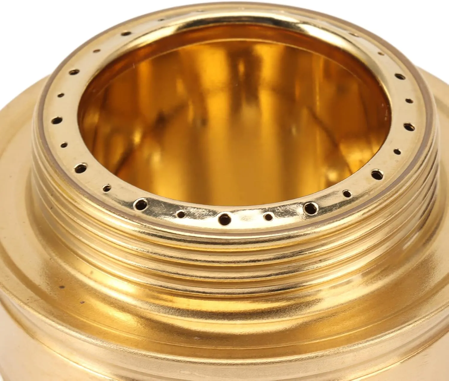 Portable Copper & Aluminium Oy Stove for Camping, Picnic, and Outdoor Cooking, Windproof with High Power (Gold)