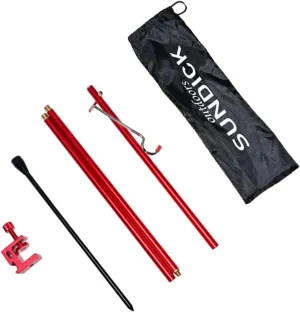 Portable Lantern Bracket Foldable Aluminum Camp Lamp Pole for Outdoor Use Lightweight and Durable for Camping Picnics and to Install and Carry