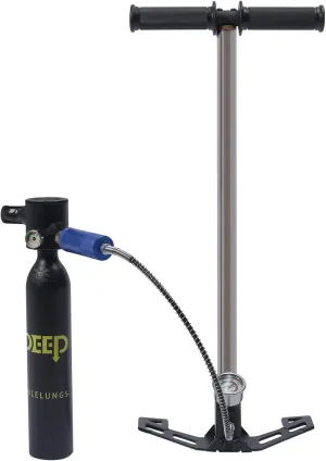 Portable Scuba Tank with Pump, 0.5L Mini Diving Tank, 10min Usable Duration, Dive Portable Lungs Kit, Underwater Breathing System for Underwater Exploration & Rescue