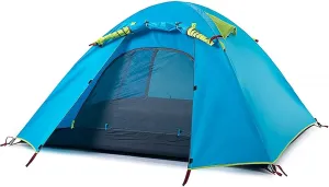 Portable Tent Tent Ultralight Easy Set up and Carry Family Tent,Rainproof Backpackitent for Campihikioutdoor Outdoor (Blue 2 Person)