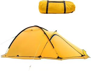 Portable Ultralight Outdoor Camping Tent, 1-2 Person Double Layers Waterproof Tent, Family Backpacking Tent with Porch, Easy Set Up
