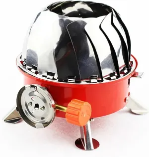Portable Windproof Camping Stove Stainless Steel Outdoor Camping Cooking Stove Folding Gas Stove Picnic Gas Burner Equipment