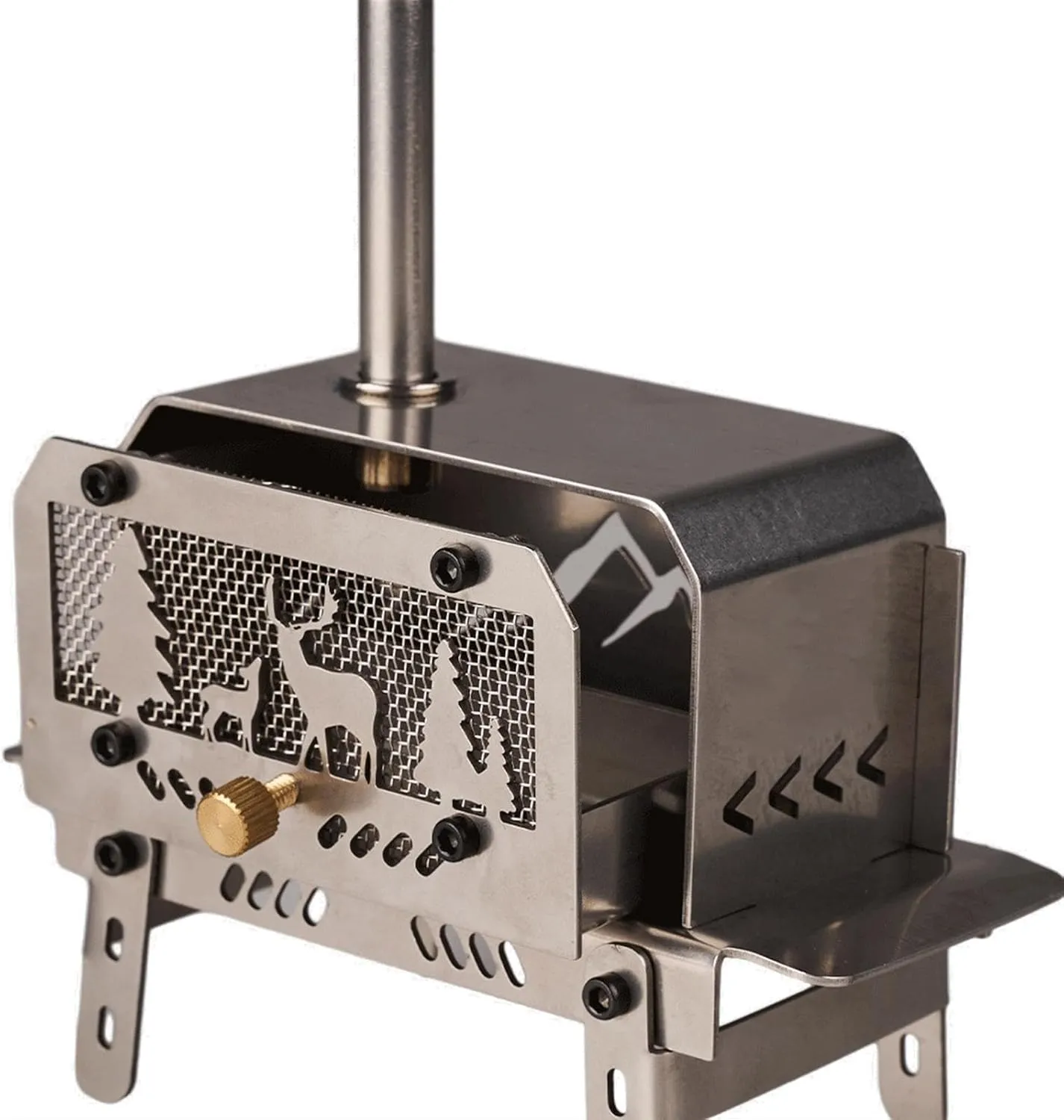 Portable Wood Burning Stove -Portable Wood Burning Stove | Stainless Steel Portable Wood Burning Stove Outdoor | Decor Incense Holder Christmas Tree
