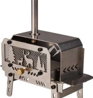 Portable Wood Burning Stove -Portable Wood Burning Stove | Stainless Steel Portable Wood Burning Stove Outdoor | Decor Incense Holder Christmas Tree
