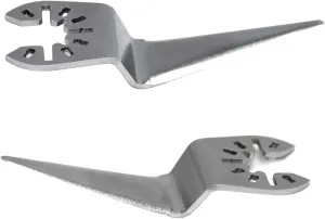 Power Caulking Scraper Oscillating Multi Tool 50mm 1.96" Cold Knife Blade for Removing Sealants Cutting Soft Expansion Joints Window Putty Sealant 2PK