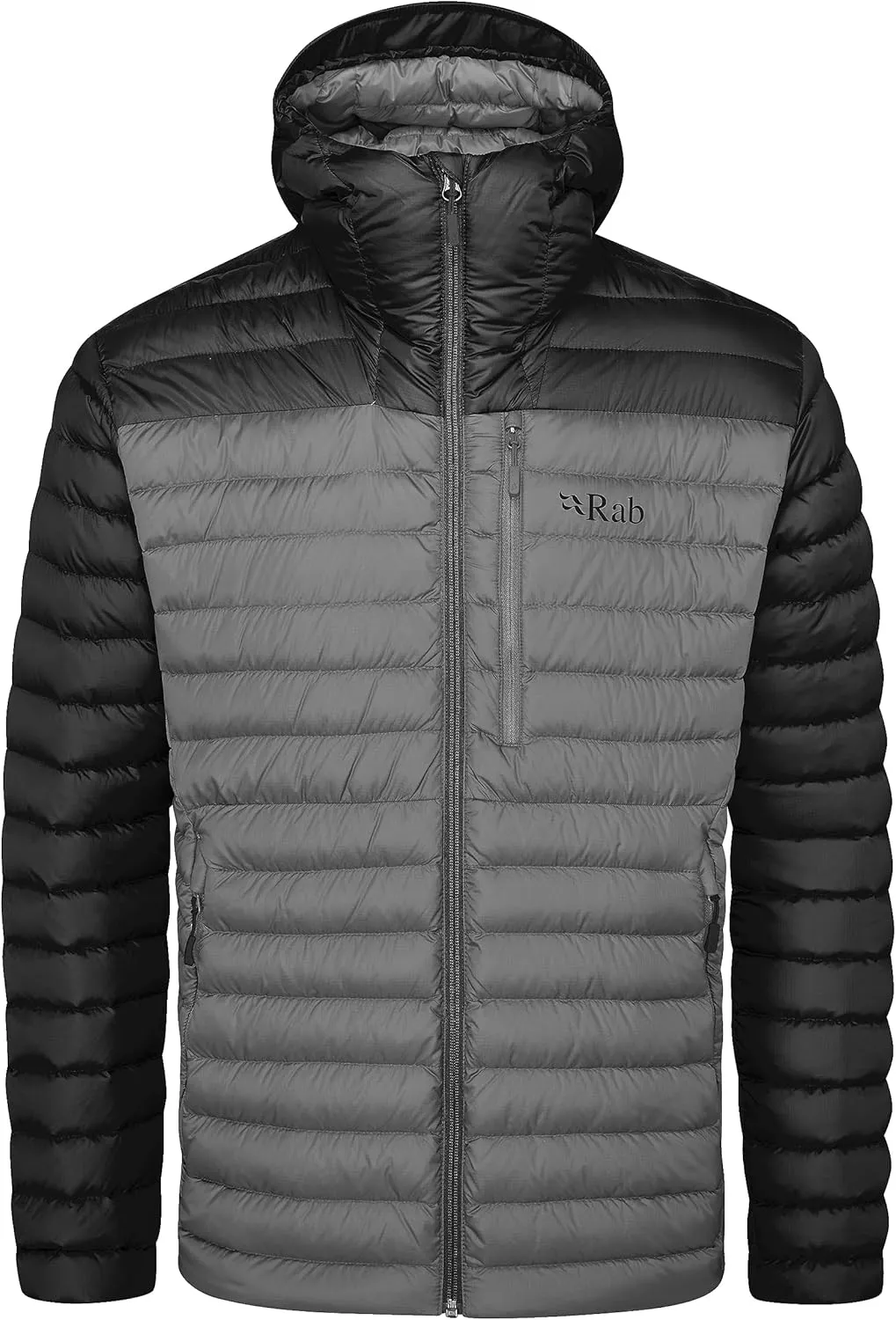 Rab Men's Microlight Alpine 700-Fill Down Hooded Puffer Jacket for Hiking & Skiing