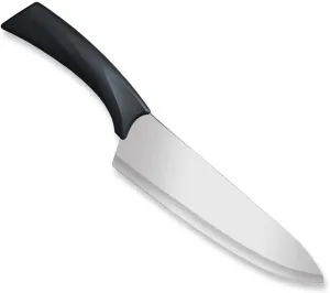 Rada Cutlery Anthem Series French Chef Knife, Made in USA, Black Handle