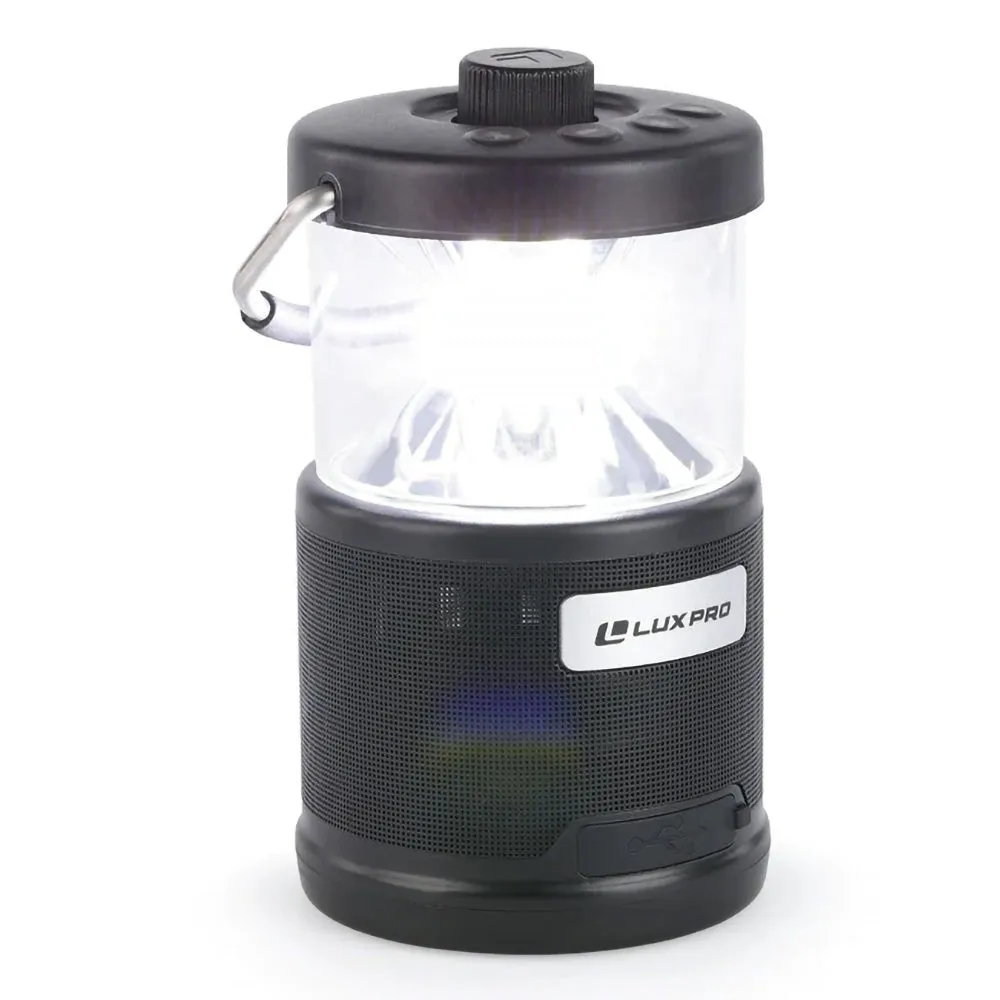 RECHARGABLE 572 LUMEN LANTERN WITH BLUETOOTH SPEAKER