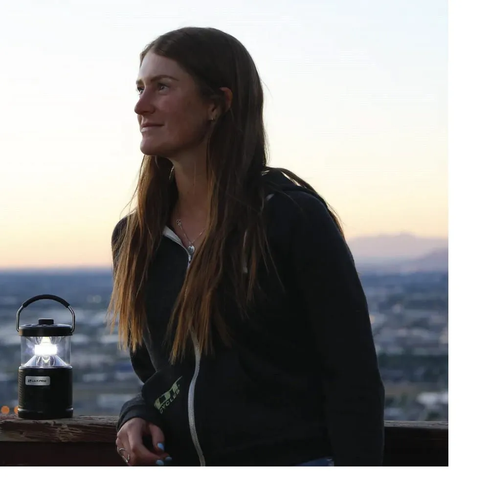 RECHARGABLE 572 LUMEN LANTERN WITH BLUETOOTH SPEAKER