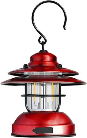 Rechargeable Camping Lantern, LED Outdoor Lights, 2 Brightness Modes, USB Rechargeable, Water Resistant Camping Light for Emergency, Hiking, Fishing, Power Cuts, LED Lamp Lantern