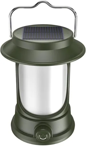 Rechargeable Camping Lantern,LED Camping Lamp Solar Lantern,Ajustable Brightness Camping Light Suitable for hiking, garden lighting