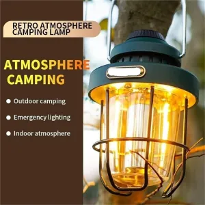 Rechargeable LED Camping Lantern Dimmable Tent Light for Camping, Hiking & Fishing