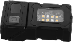 Rechargeable LED Flashlight Compact Work Light with Clip for Hands Outdoor Use Super Bright Spotlight for Camping Hiking Emergency Travel Battery