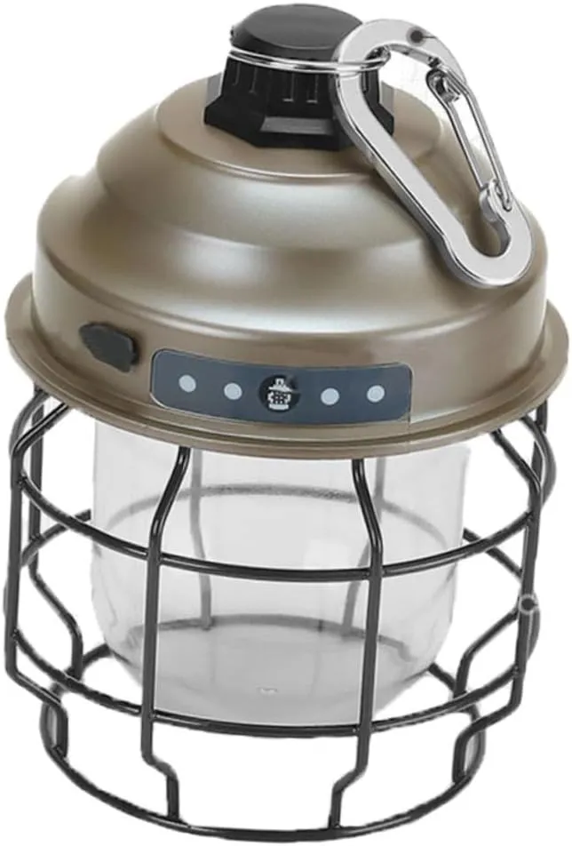 Rechargeable Solar Camping Lanterns Camper Lights for Outside Retro Style Tent Light