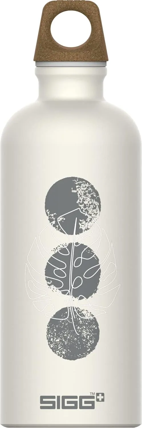 Recycled Metal Water Bottle - Traveller MyPlanet - Made in Switzerland - Carbonated Drinks - Lightweight 20, 34Oz