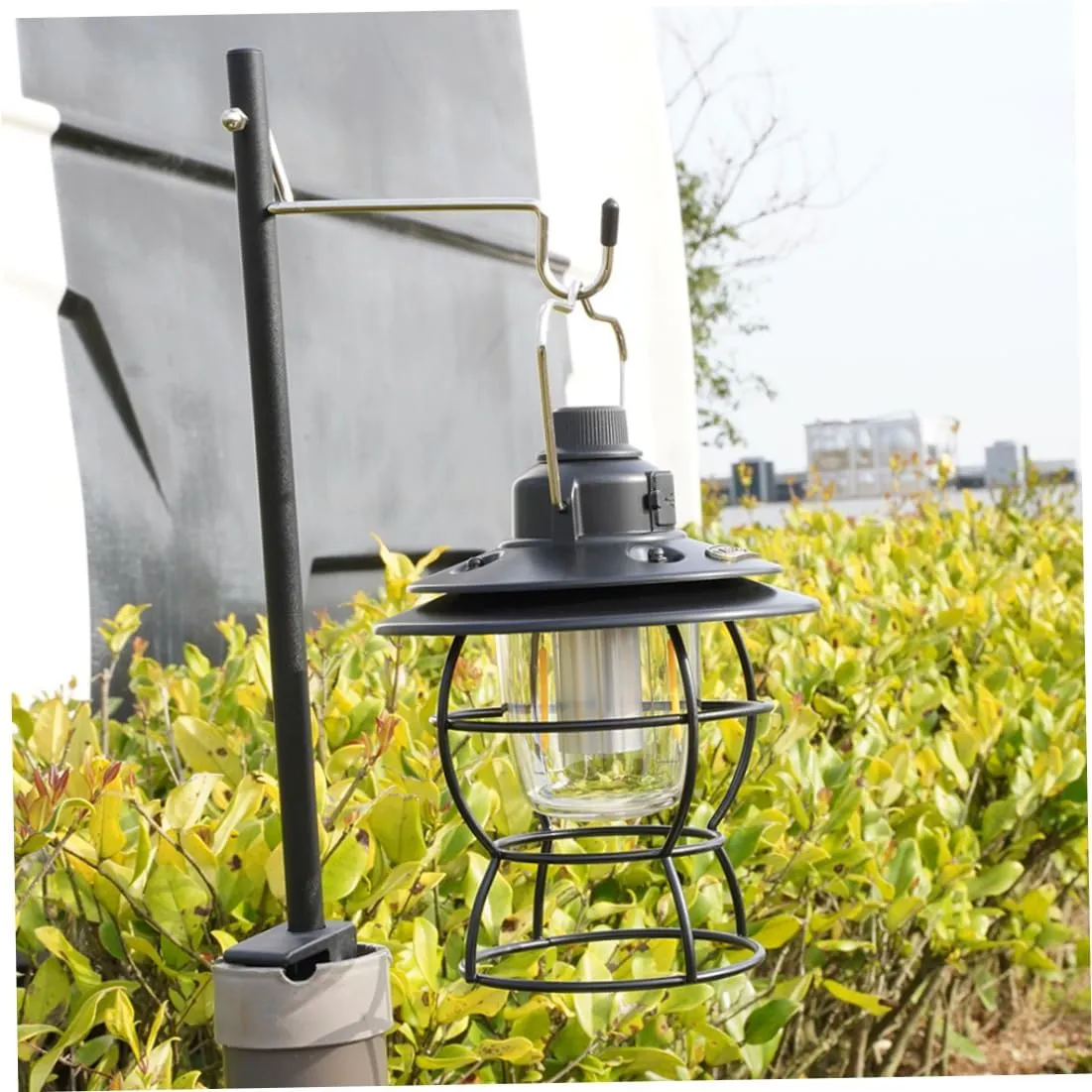 Retro Camping Light USB Rechargeable Camping Lantern Portable Camping Lamp Tent Light for Travel Fishing Hiking