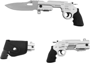Revolver Folding Knife 44 Mag Assist Open Pocket Knife Tool