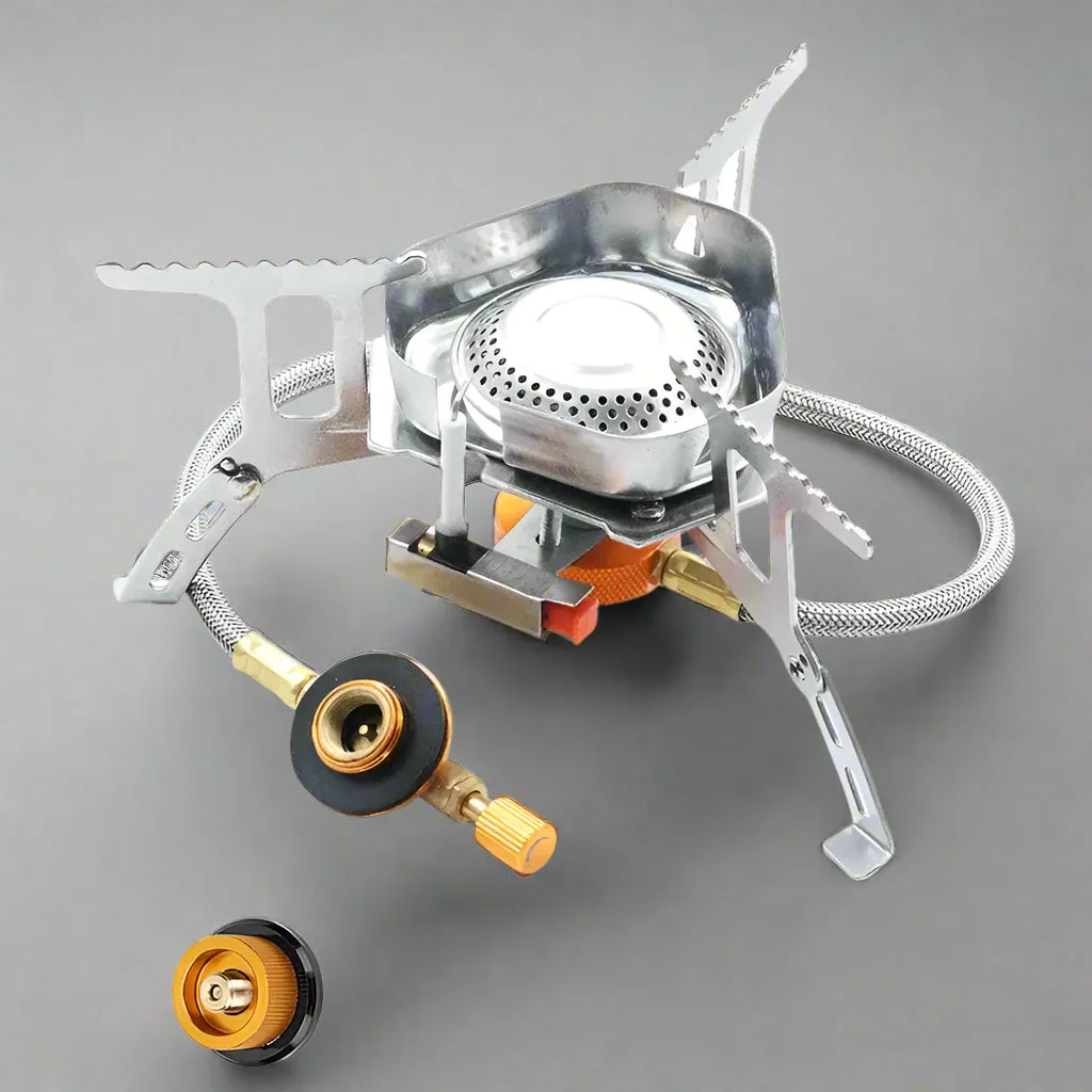 Royaleva Camping Gas Stove Burner - High-Power Portable Outdoor Cooking Equipment