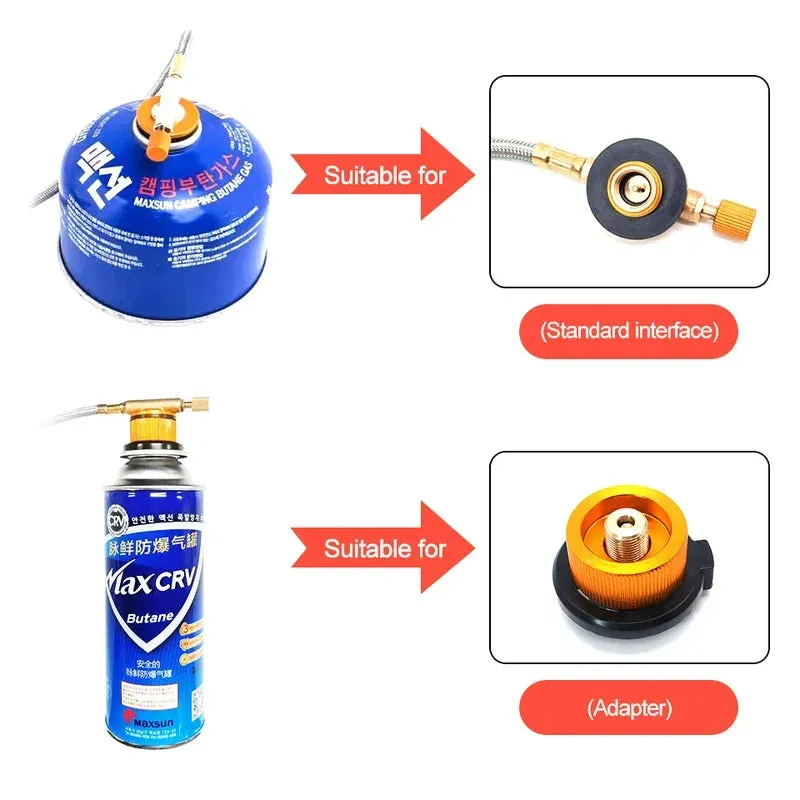 Royaleva Camping Gas Stove Burner - High-Power Portable Outdoor Cooking Equipment