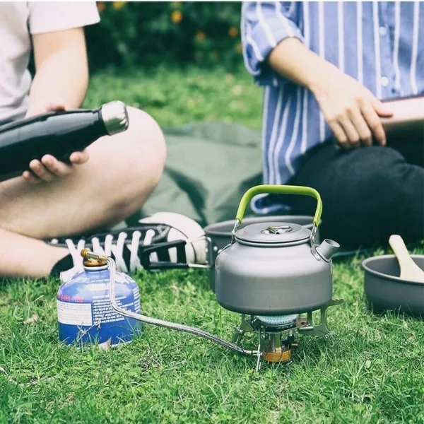 Royaleva Camping Gas Stove Burner - High-Power Portable Outdoor Cooking Equipment
