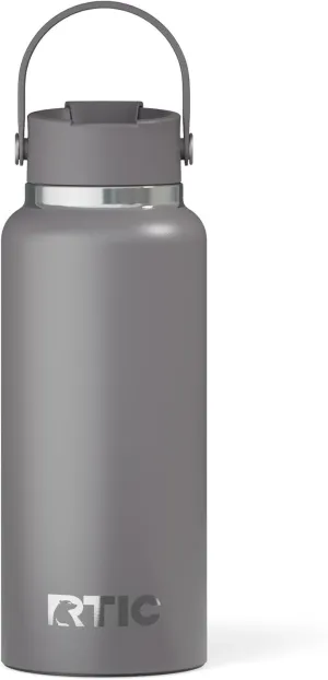 RTIC 32 oz Ceramic Lined Insulated Outback Bottle, Leak Resistant, Graphite
