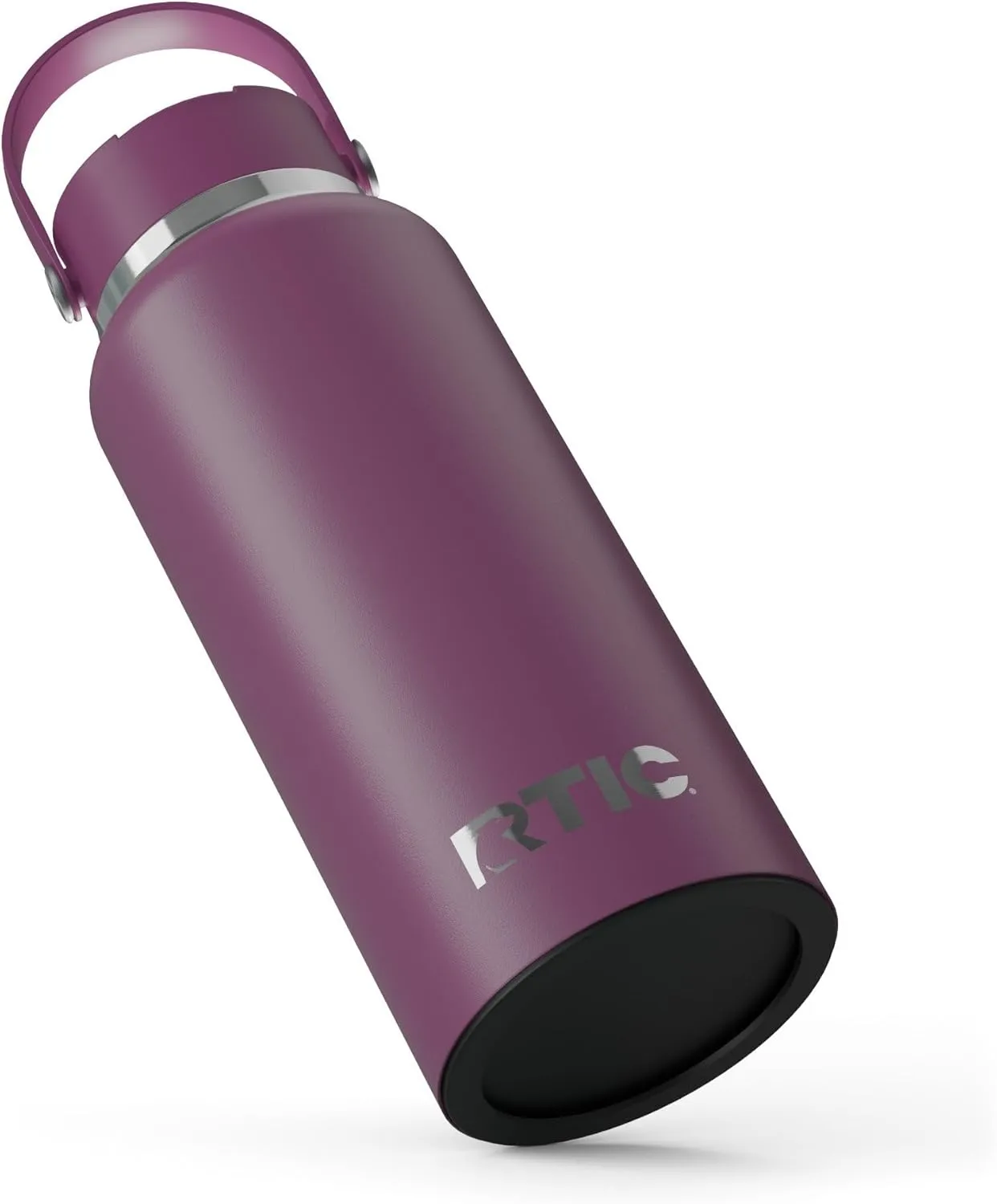 RTIC 32oz Outback Bottle, Insulated, Stainless Steel, Metal, Double Wall Vacuum-Insulation, Ceramic Lined, Leak-Proof Lid, BPA-Free Water Flask for Hiking, Running, Sports, Outdoor, Orchid