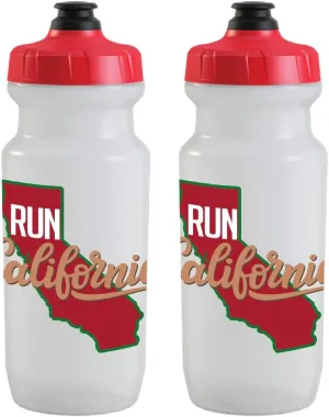 Run California - 2nd Gen Purist Water Bottle (21 oz) by Specialized Bikes (2-Pack)