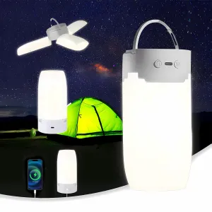 Rynx | Joint Camping Lantern Rechargeable, Foldable Camping Light With 96 LEDs, 5000mAh Tent Light With Stepless Dimming, IPX4 Waterproof Lantern For Power Outages, Emergency, Outdoor, Camping Equipment