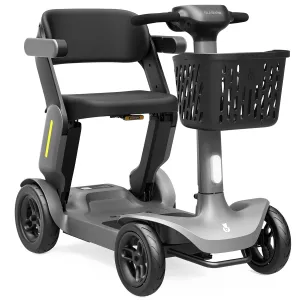 S3 Mobility Scooter for Seniors - Foldable Mobility Scooter for Adults - 25 Miles on 1 Charge, Enhanced Safety, Lightweight for Travel, LED, Basket, 6 MPH Max
