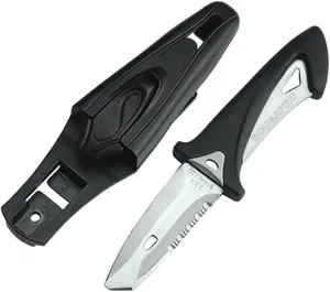 SCUBAPRO White Tip Stainless Steel Diving Knife, White